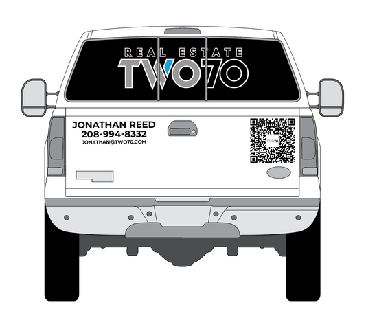 Real Estate Two70  -  Back Window Perf + Tailgate