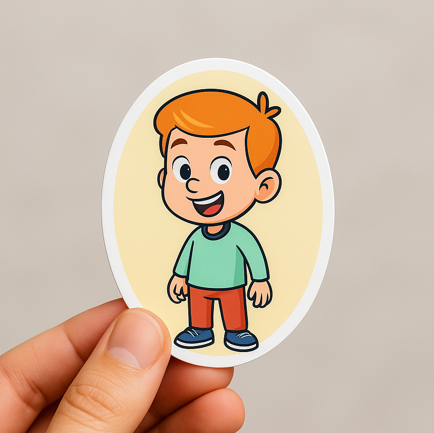 Oval Stickers