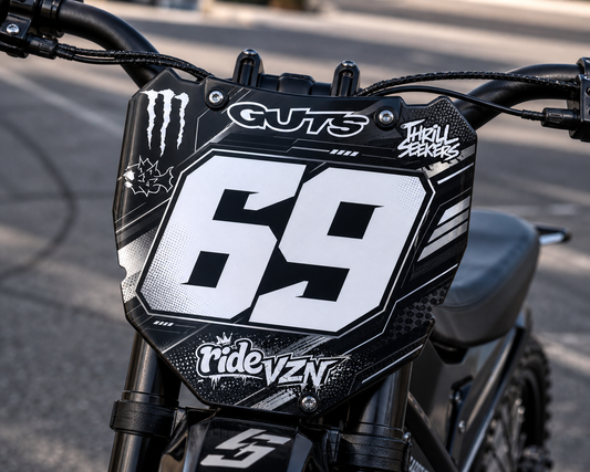 Ebike Dirt Bike Number Plate