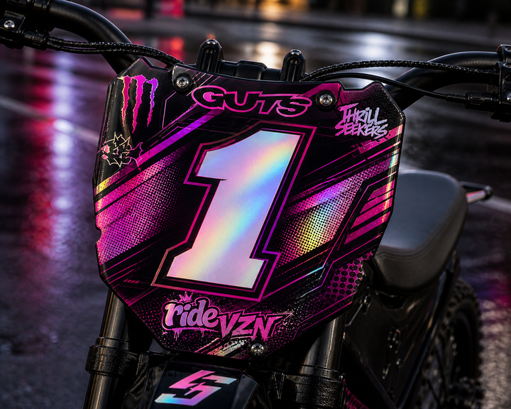 Ebike Dirt Bike Number Plate (Copy)