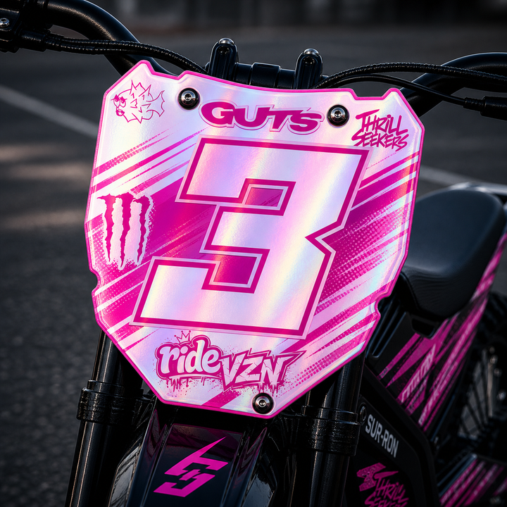 Ebike Dirt Bike Number Plate #3
