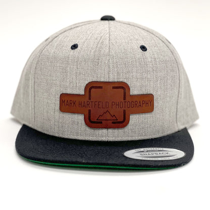 Custom Laser Engraved Flat Bill Hat