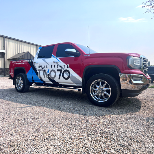 Real Estate Two70  -  Partial Half Wrap - All Vehicles