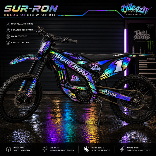 Sur-ron Emoto Bike Wrap Kit Hollographic
