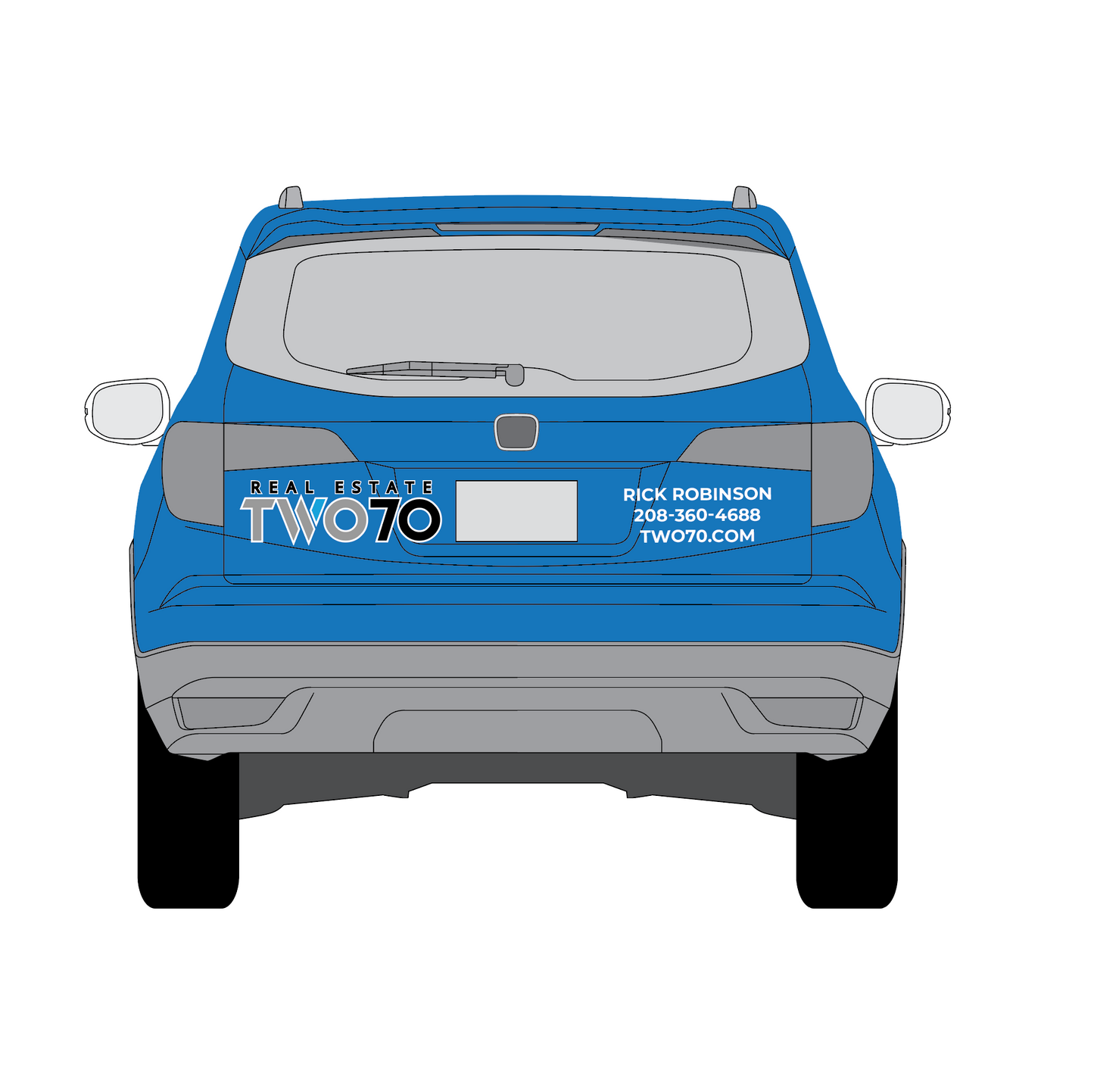 Real Estate Two70 Logo and Agent Info -  SUV's